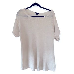 H&M Cream Knit Lightweight Sweater